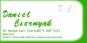 daniel csernyak business card